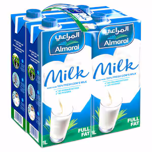 Almarai Whole Milk 1 Liter (Pack of 4) product thumbnail 2
