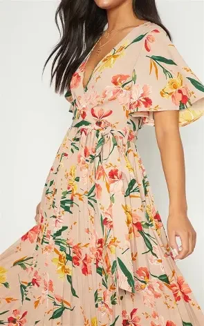 Floral Midi Dress for Women product thumbnail 2