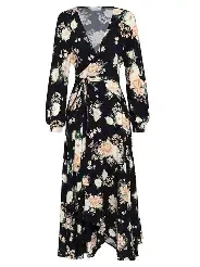 Floral Maxi Wrap Dress product thumbnail 2