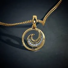 Gold Pendant Necklace for Women product thumbnail 2