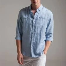 Men's Casual Linen Shirt product thumbnail 2