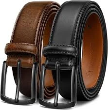 Men's Brown Leather Belt product thumbnail 2