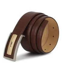 Men's Leather Belt with Buckle product thumbnail 2