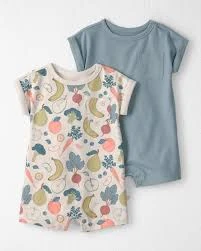 Baby Cotton Rompers 2-Pack product thumbnail 2