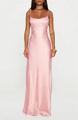 Women's Satin Maxi Dress product thumbnail 2
