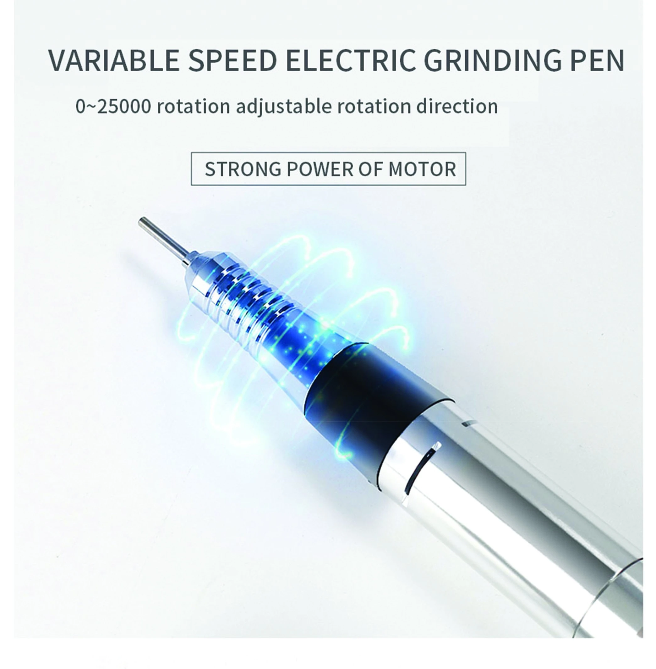 30W 35000 RPM Rechargeable Nail Drill Machine product thumbnail 8