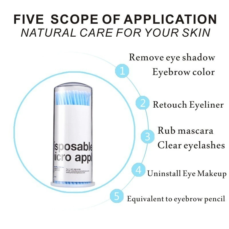 Disposable Cleaning Stick Eyelash Extension Micro Brush product thumbnail 5