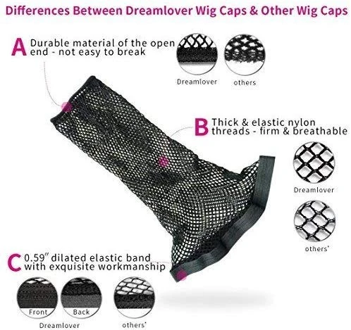 Finest Stocking Wig Hair Weaving Cap Black product thumbnail 4