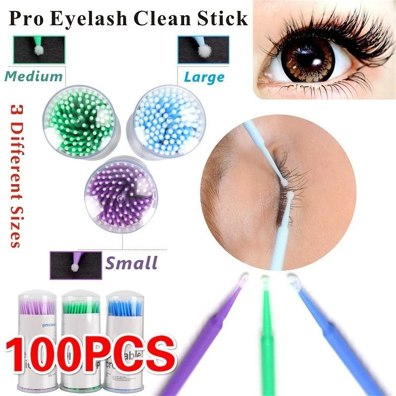 Disposable Cleaning Stick Eyelash Extension Micro Brush product thumbnail 7