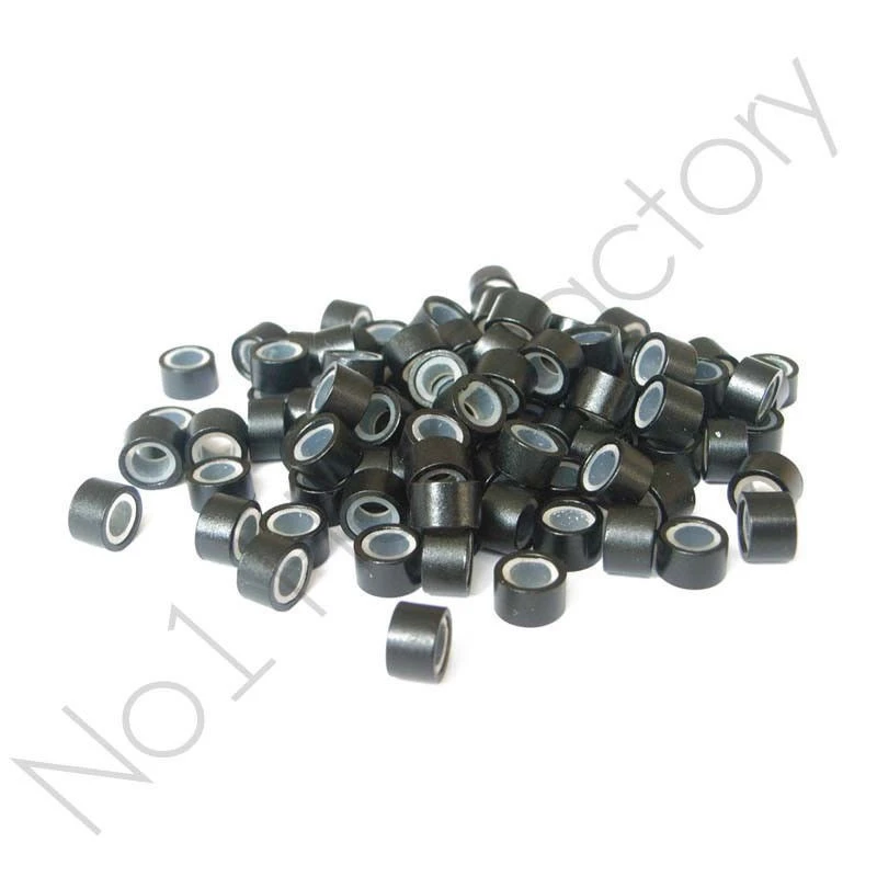 Silicone Lined Micro Link Ring Beads Feather Stick Hair Extensions Fit for I tip hair product thumbnail 14