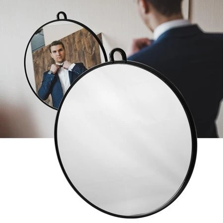 Round Mirror with Handle for Personal & Hair Salon Use product thumbnail 2