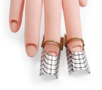 Reusable Dual Silver & Gold Nail Form For Nail Art Making product thumbnail 13