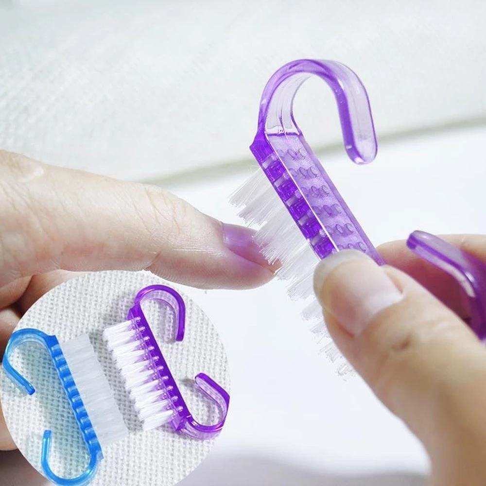 Small Plastic Nail Cleaning Brush Tools product thumbnail 2