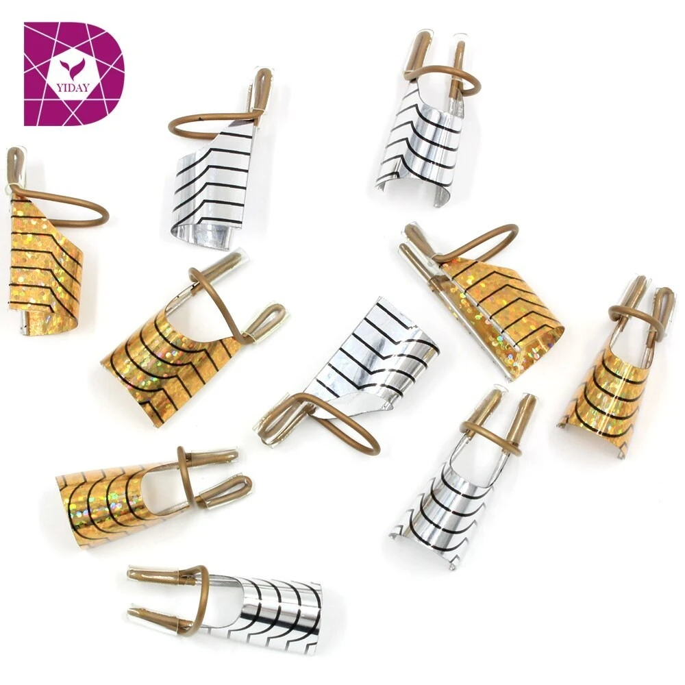 Reusable Dual Silver & Gold Nail Form For Nail Art Making product thumbnail 9