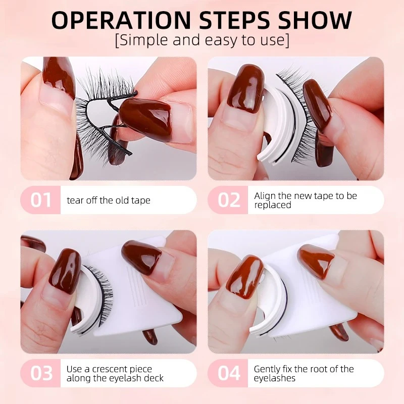 A pair of self-adhesive eyelashes,free glue product thumbnail 22