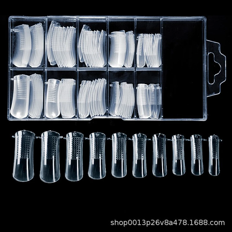 Poly Gel Nails extension nail mold 100 tablets product thumbnail 4