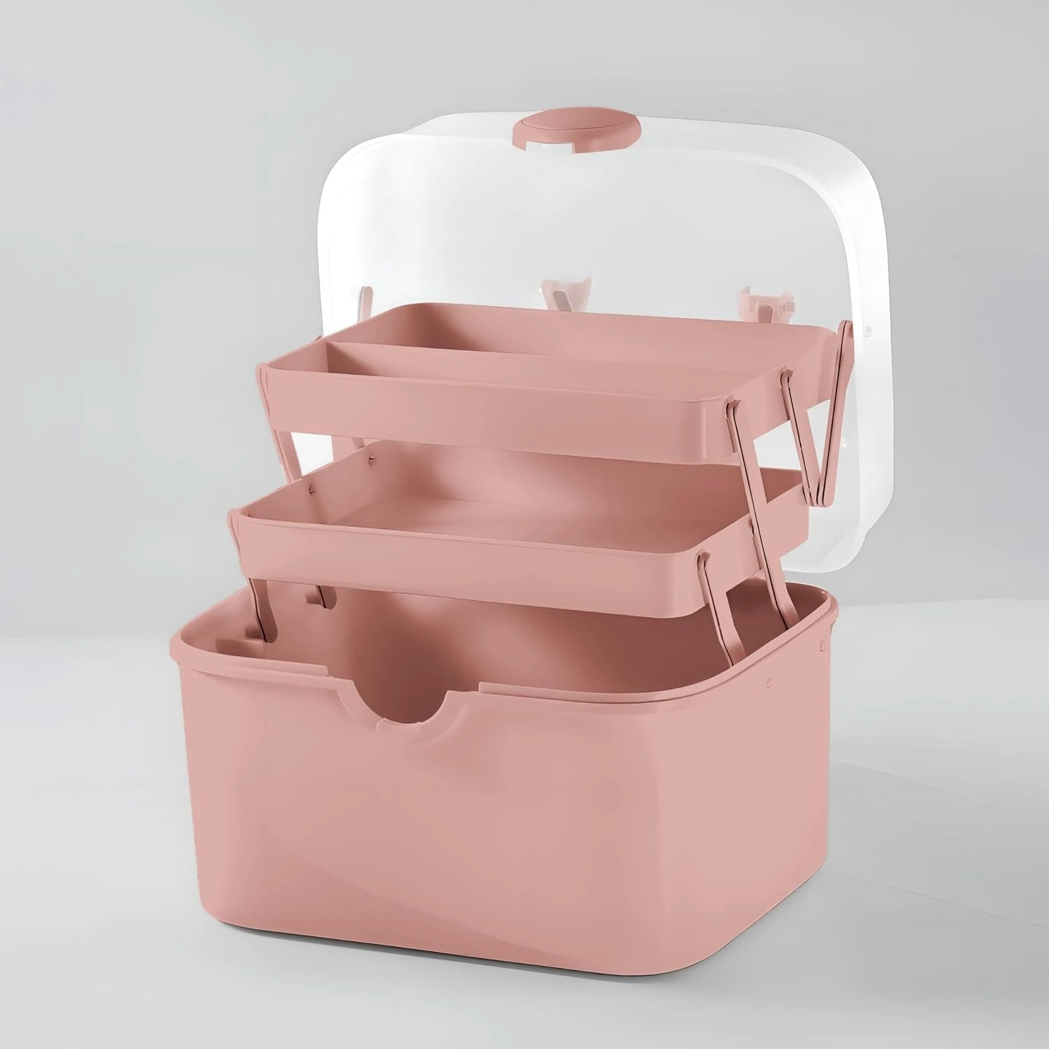 Multipurpose Portable Storage Box – 3 Tiers for Cosmetics, Manicure Tools & Sewing Supplies product thumbnail 26