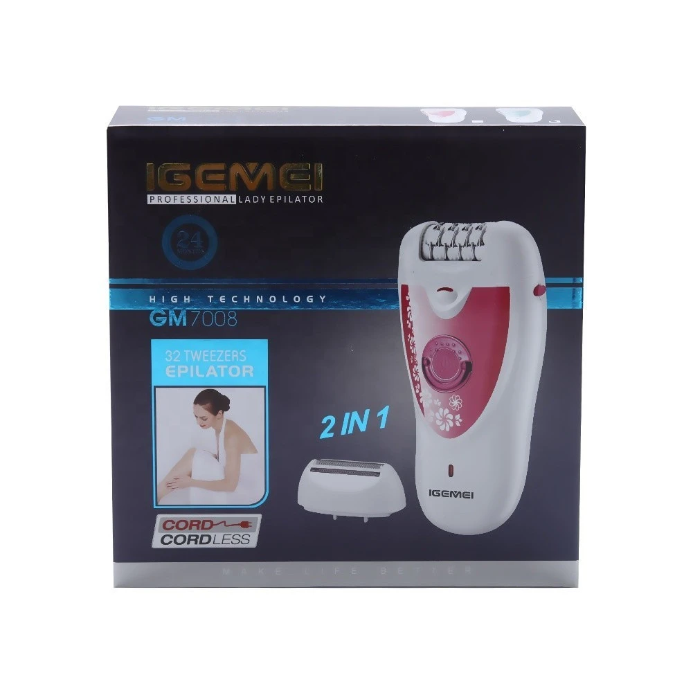 Original IGEMEI GM-7008 Rechargeable Lady Epilator Hair Removal product thumbnail 9