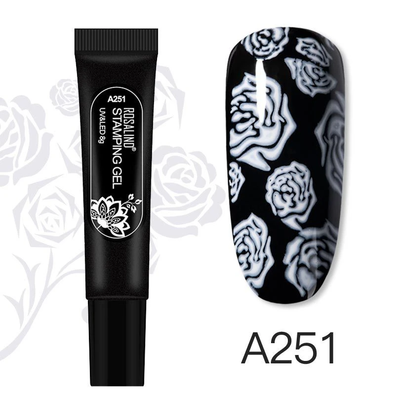 ROSALIND printing glue 8g hose nail polish glue nail shop printing steel plate nail art product thumbnail 15