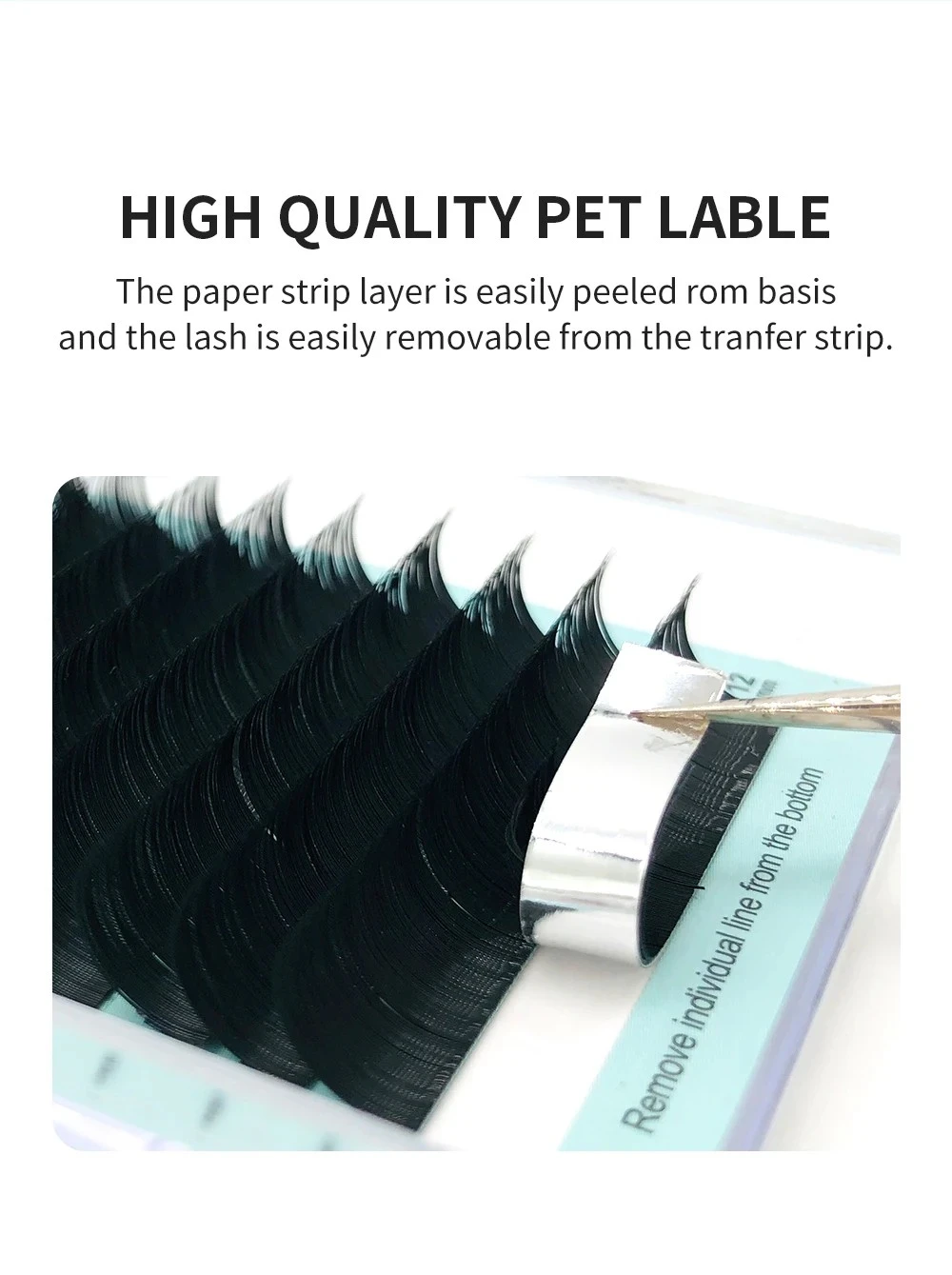 NATUHANA 16Rows Matte Black Natural Soft False Eyelashes product thumbnail 11