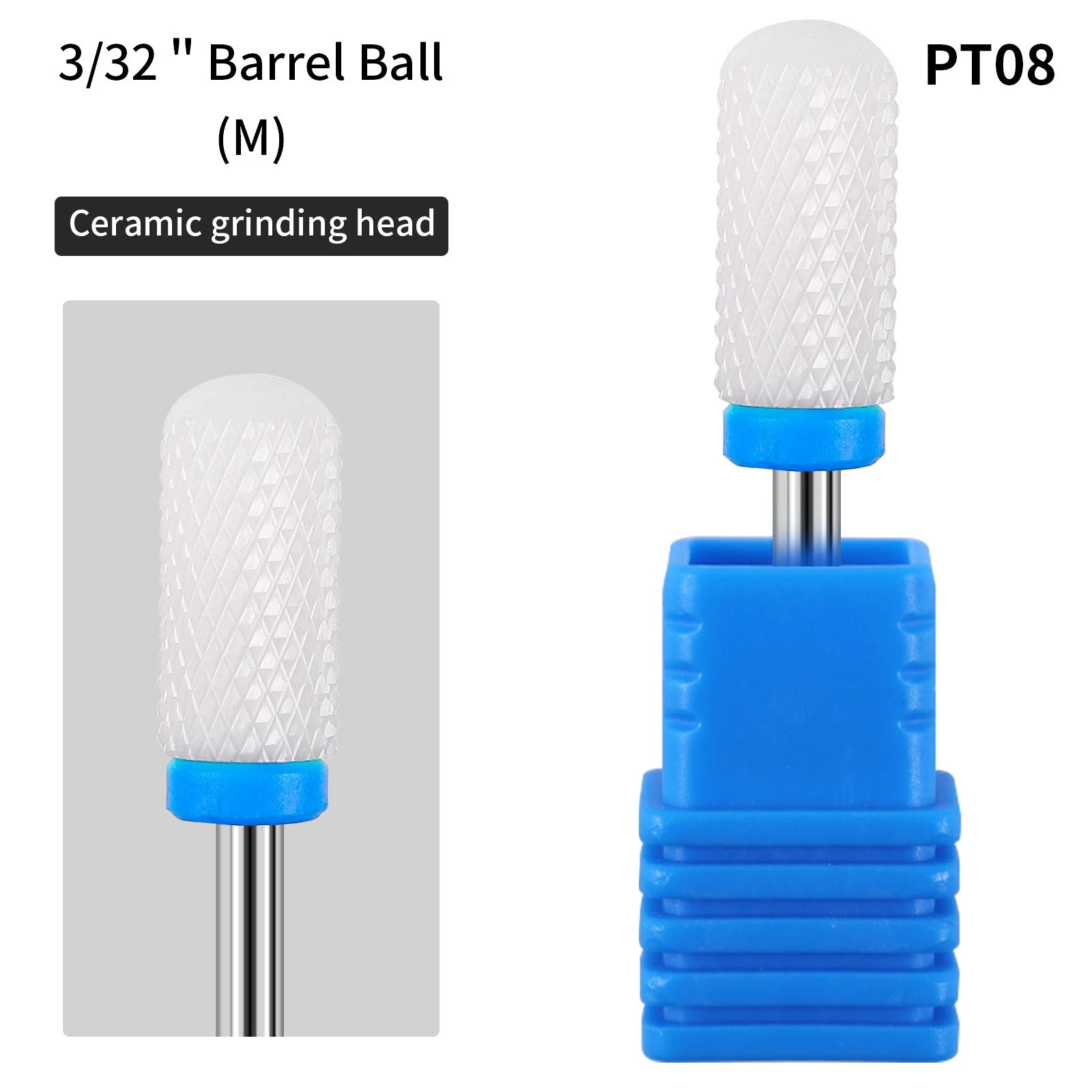 Nail art ceramic polishing head replacement head nail removal polishing head dead skin polishing machine nail art tools product thumbnail 30