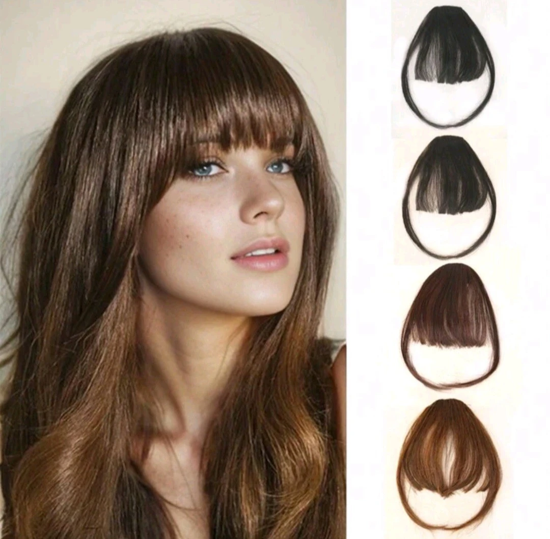 synthetic bangs hair extension product thumbnail 8