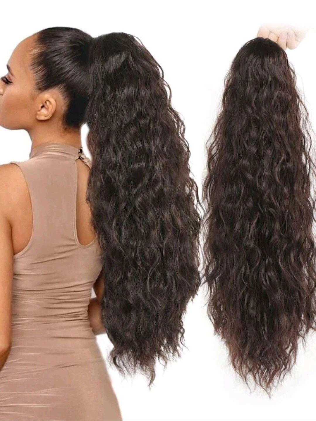 ponytail long hair product thumbnail 5