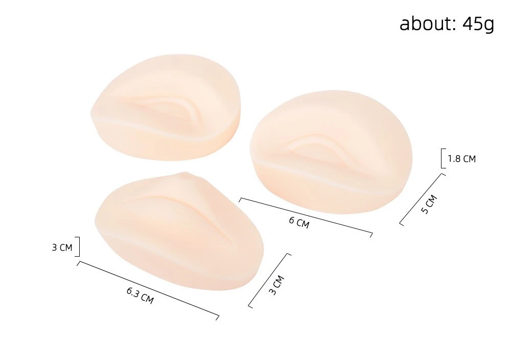 Mannequin head silicone,soft,replaceable,easy to color product thumbnail 15
