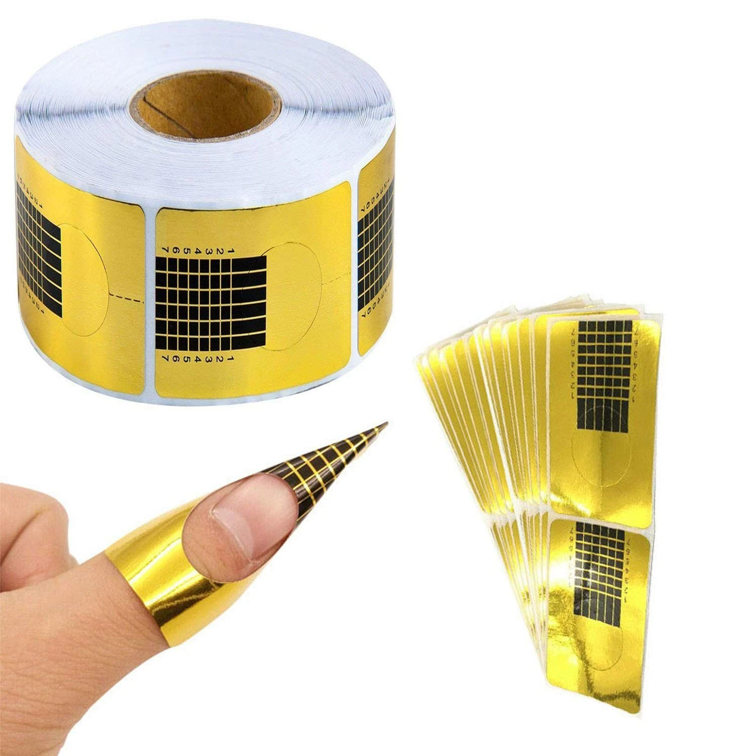 Roll Nail Art Forms Sticker Guide Extension product thumbnail 5