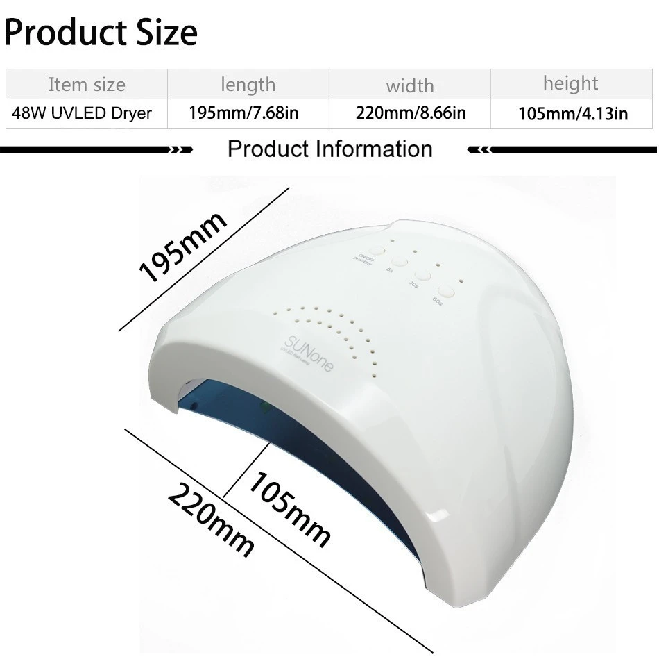 SUN 5 Nail Dryer 48W product thumbnail 16