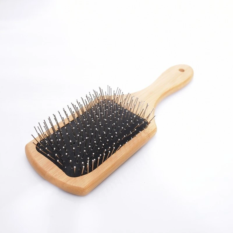 Wooden Handle Hair Brush with Metal Pins product thumbnail 8