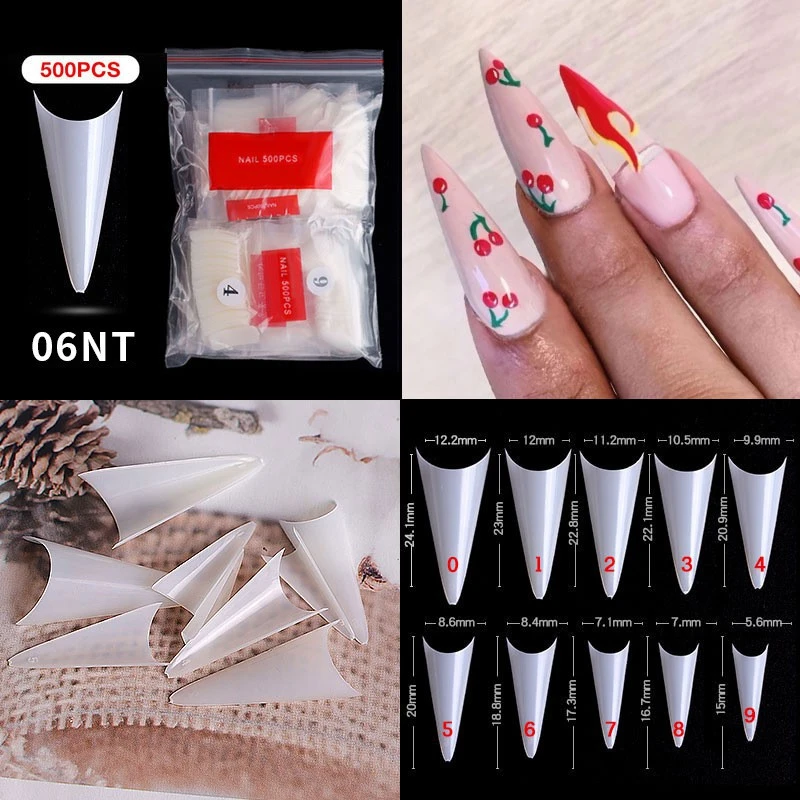 nail art French pointed nail ballet nail transparent nail toe nail toe nail toe nail nail sheet product thumbnail 13