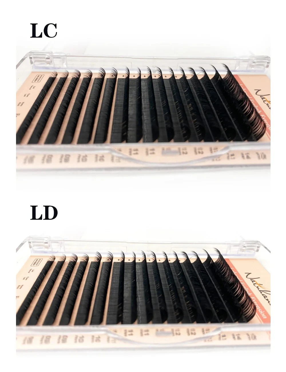 NATUHANA Lashes LL+LCLDLU(M) curl False 8-15Mix Matt Black product thumbnail 10