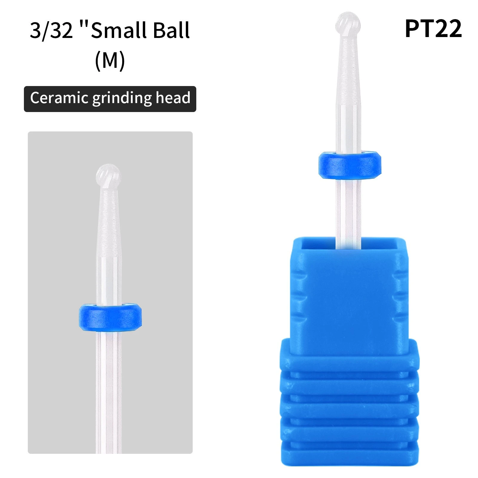 Nail art ceramic polishing head replacement head nail removal polishing head dead skin polishing machine nail art tools product thumbnail 31