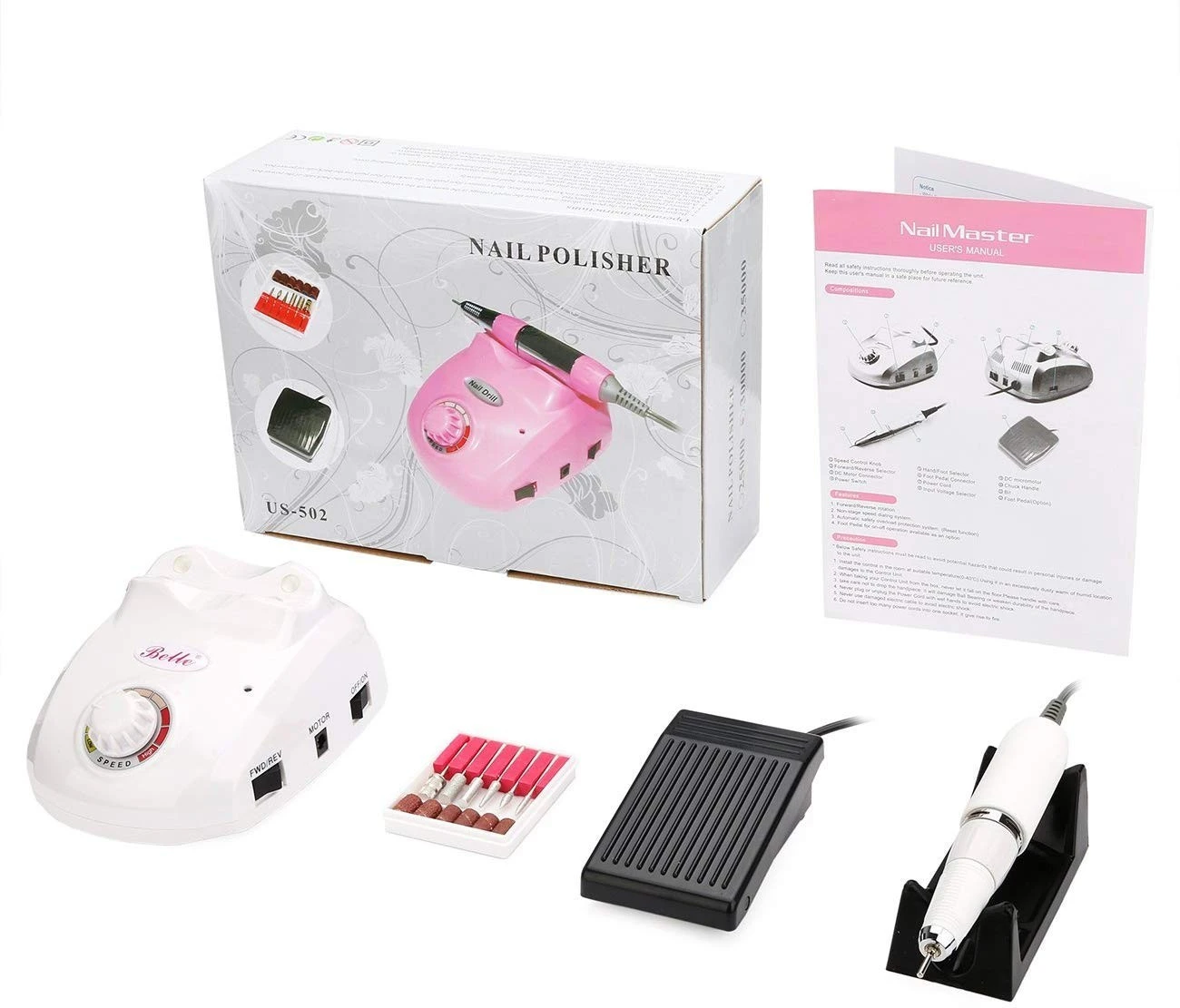 Professional Nail Polisher Drill Manicure Pedicure product thumbnail 2