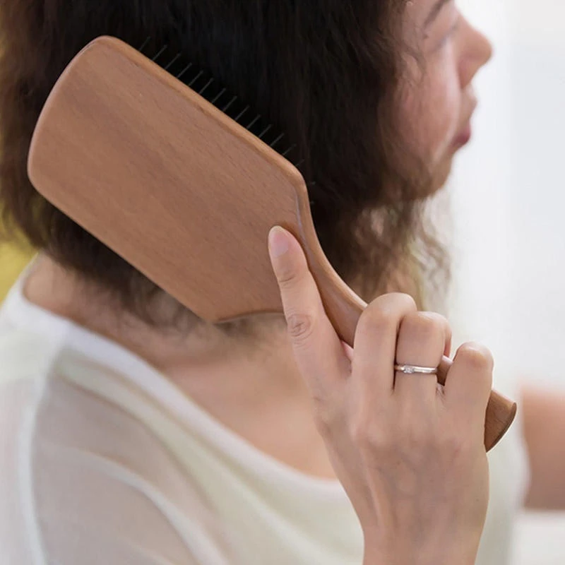 Premium Wooden Bamboo Hair Brush product thumbnail 6