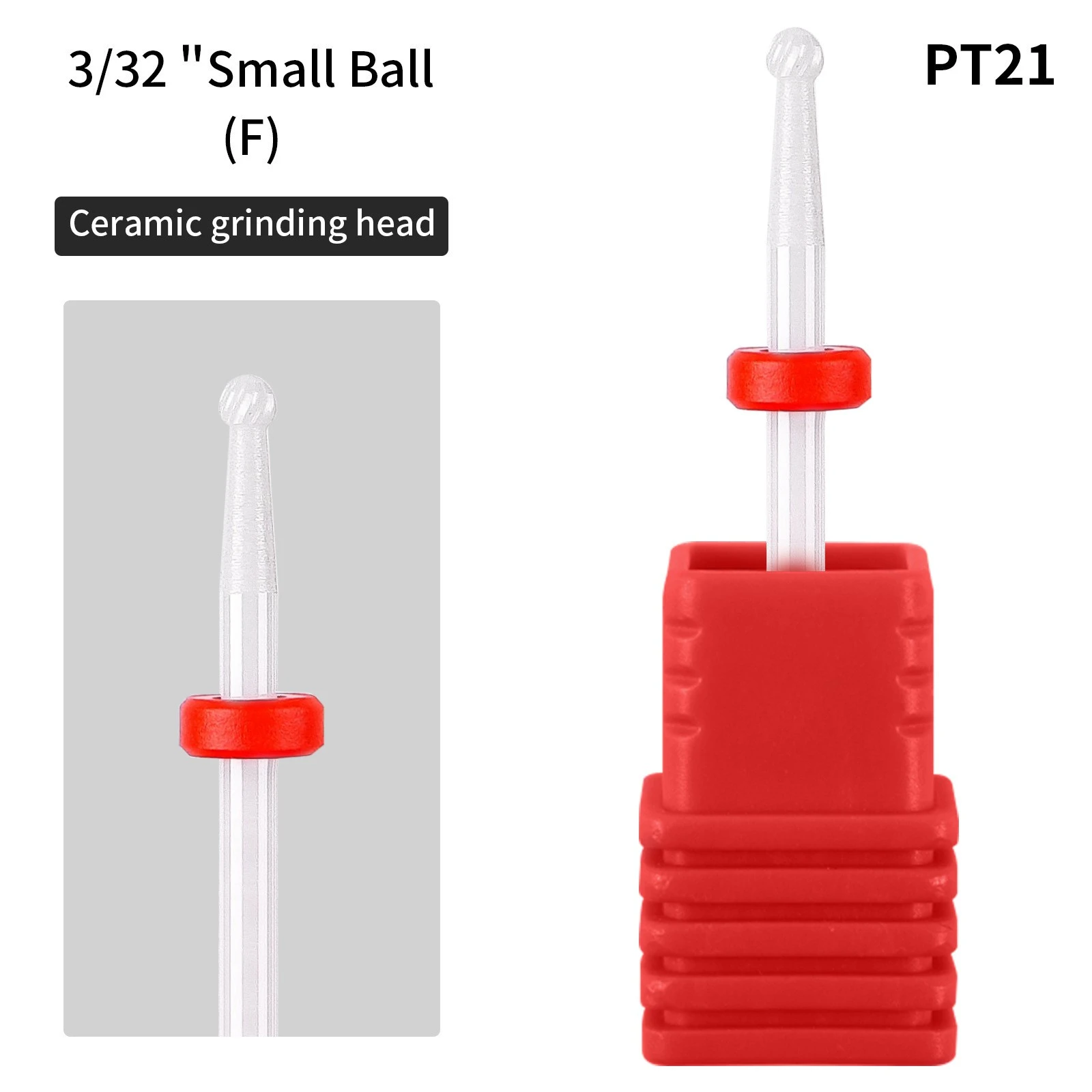 Nail art ceramic polishing head replacement head nail removal polishing head dead skin polishing machine nail art tools product thumbnail 26