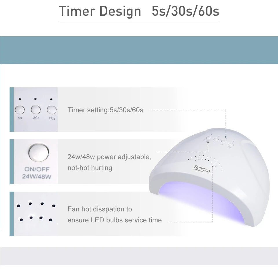 SUN 5 Nail Dryer 48W product thumbnail 7