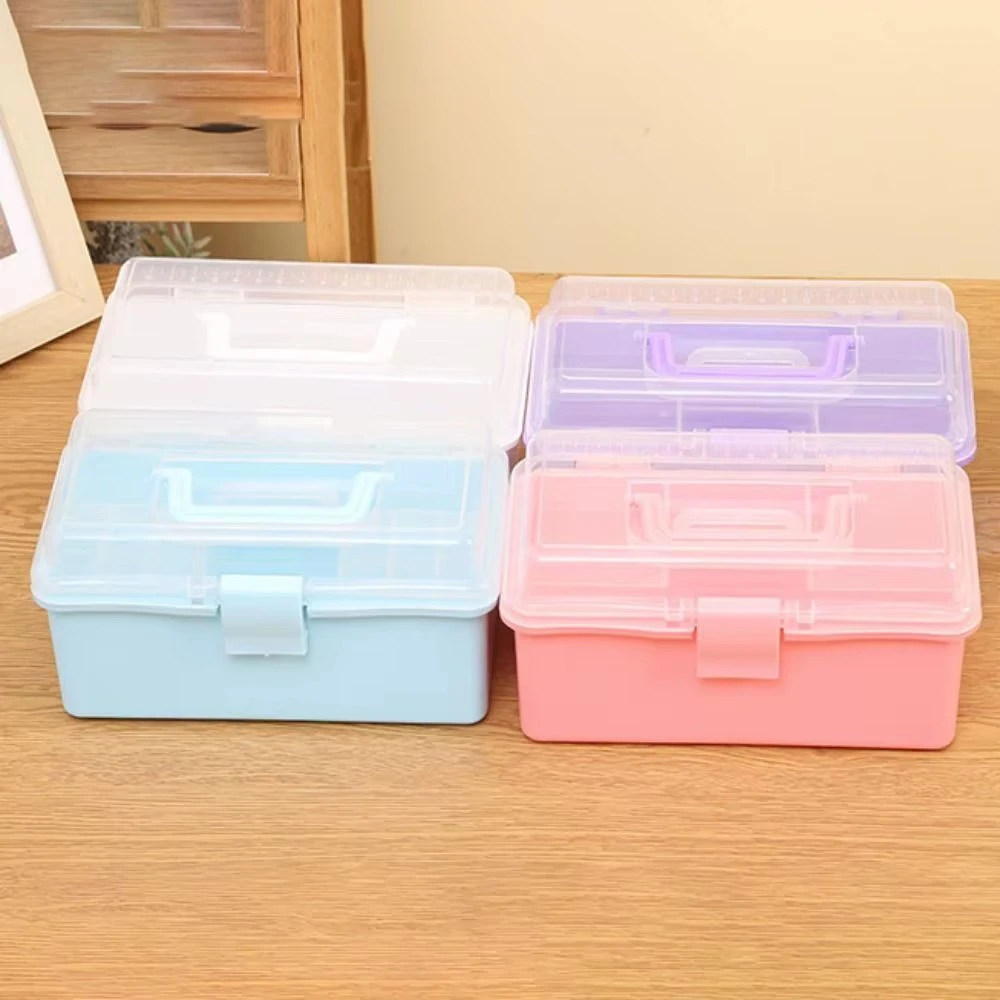 2/3 Layers Large Capacity Foldable Multifunctional Plastic Storage Box product thumbnail 12
