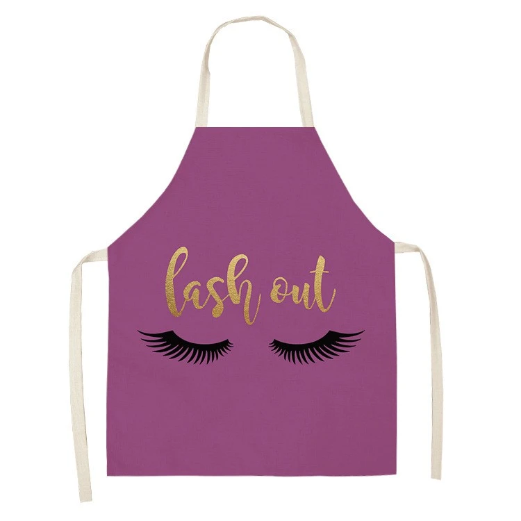cotton and linen apron, lipstick, nail polish product thumbnail 2