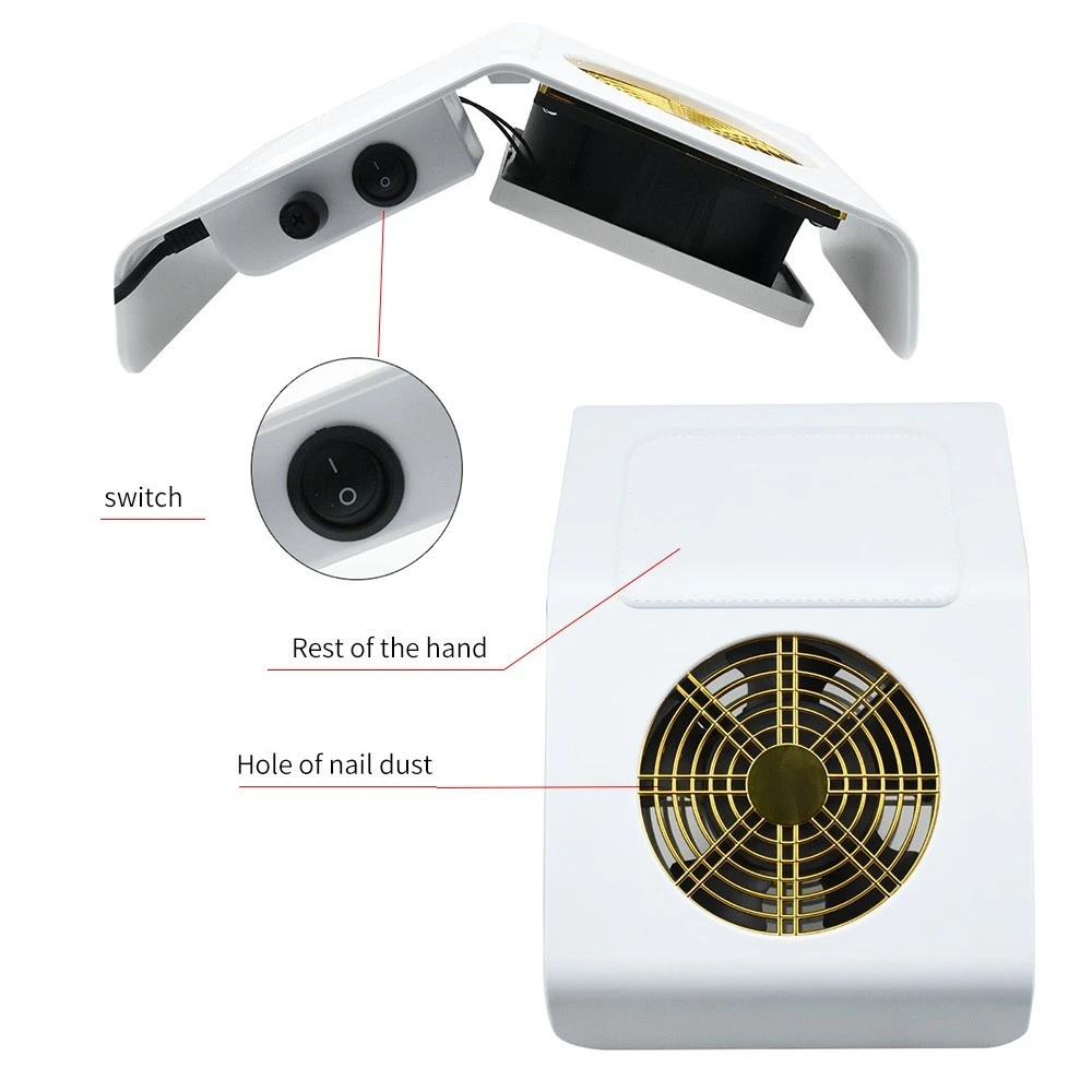 Pro Nail Dust Suction Dust Collector Fan Vacuum product thumbnail 6