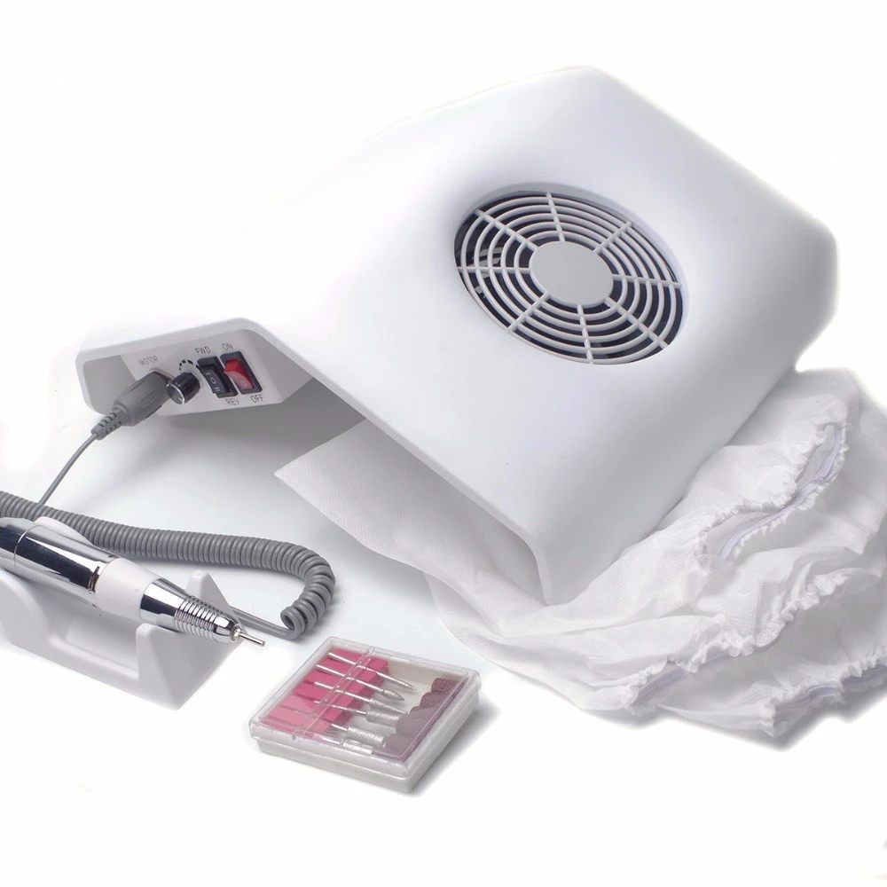 2-in-1 Nail Suction Dust Collector fan Strong Nail Drill Vacuum product thumbnail 9