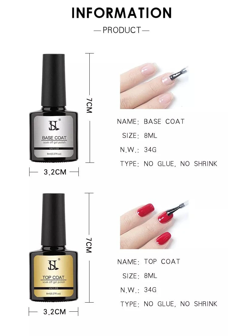 packge  HS poly gel 15 ML 6 colors product thumbnail 31