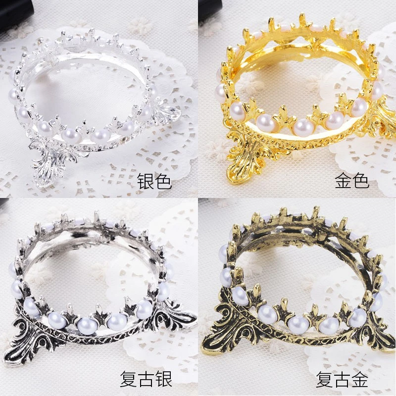 Creative crown nail pen holder New Japanese pearl fashion product thumbnail 4