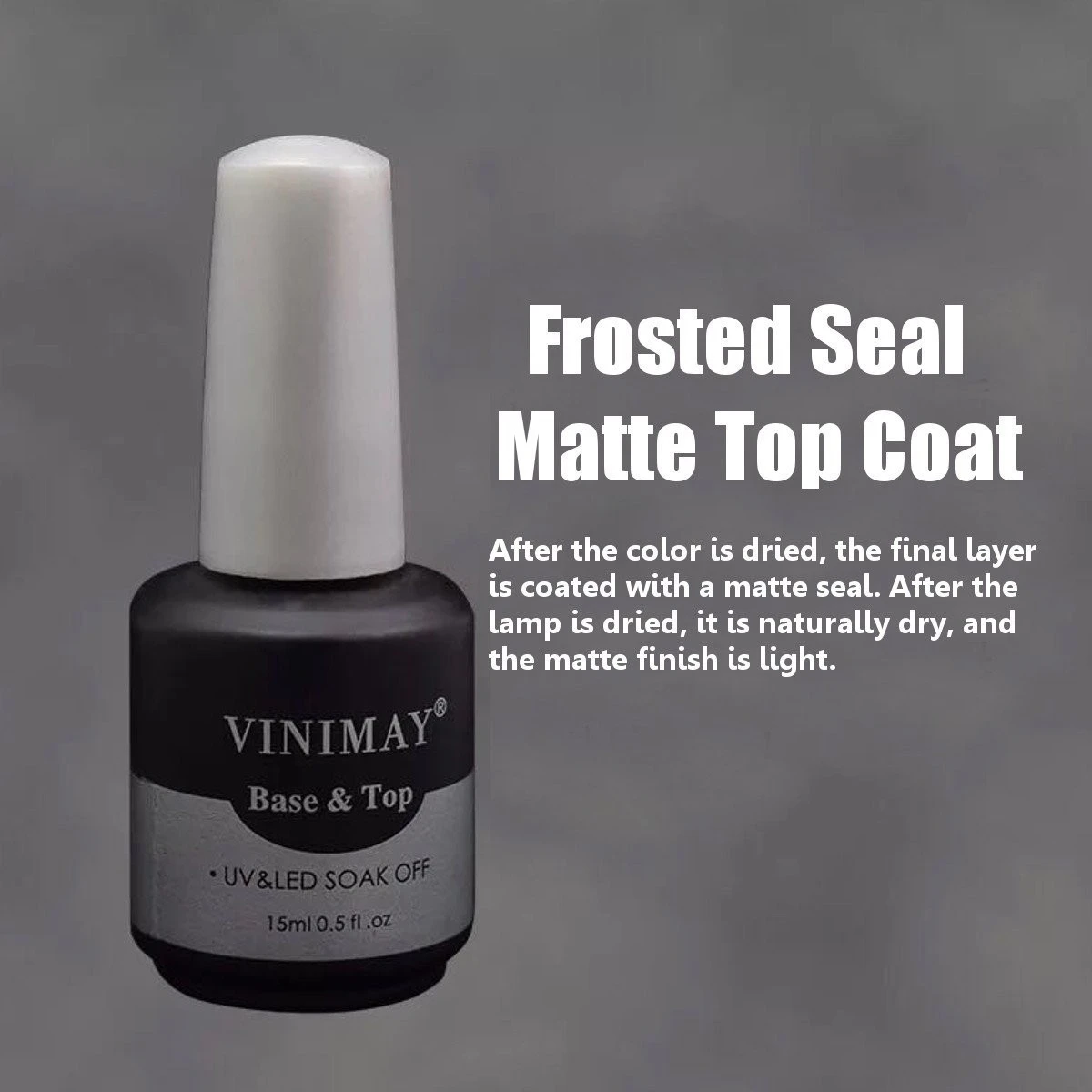 VINIMAY Nail Gel Matte Top Coat product thumbnail 3