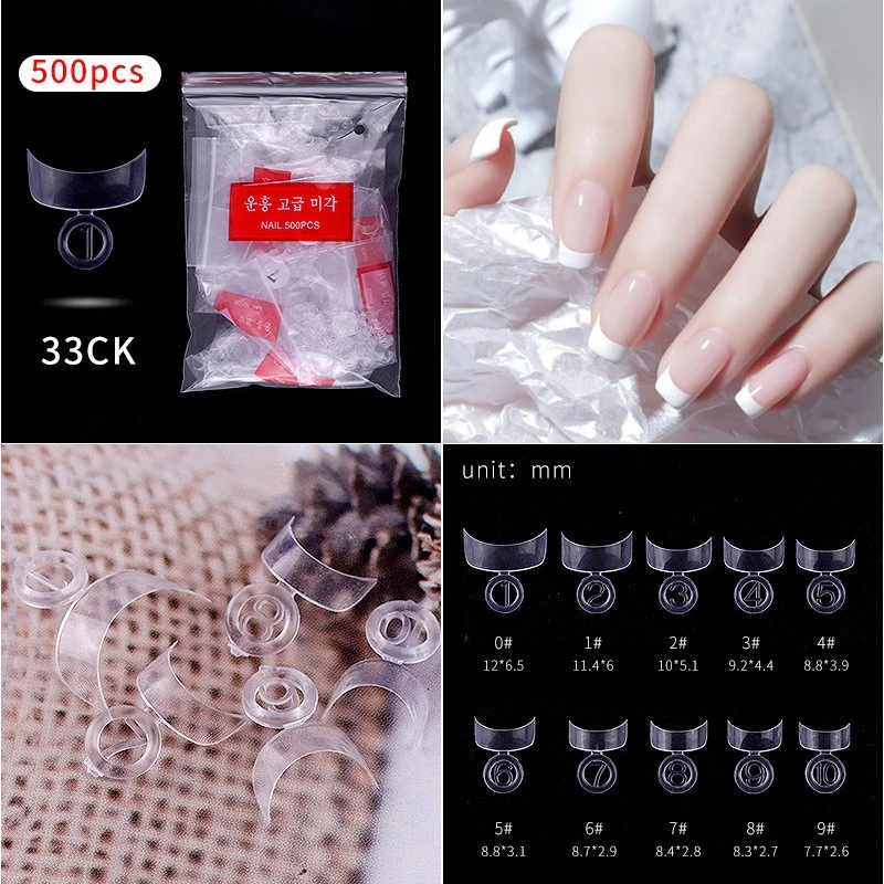 nail art French pointed nail ballet nail transparent nail toe nail toe nail toe nail nail sheet product thumbnail 38