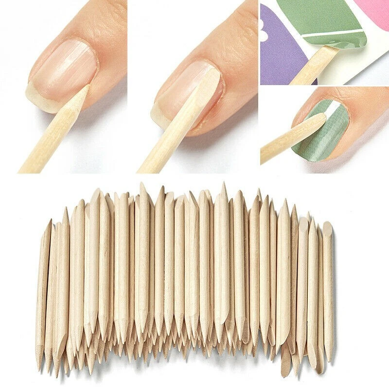 Nail Art Design Orange Wood Stick product thumbnail 4
