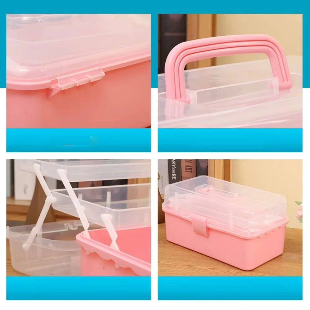 2/3 Layers Large Capacity Foldable Multifunctional Plastic Storage Box product thumbnail 24