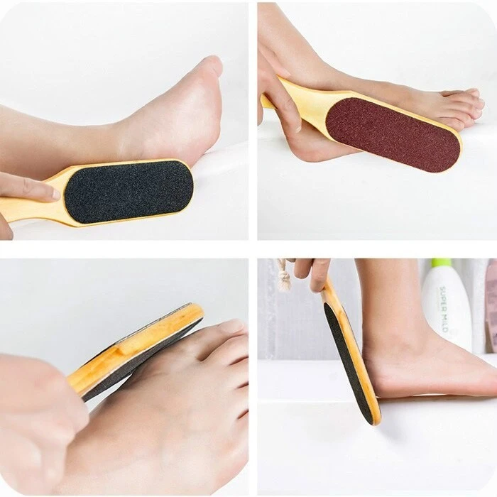High Quality Double-sided Foot File Pedicure Tool Dead Skin Callus Remover Foot Care Wood product thumbnail 9