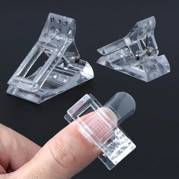 5 pcs Nail Art Crystal Clip Extended Nail Mold, Fixation, Nail Therapy Nail Assist Crystal Gel Clip, Nail Art Fixation Clip product thumbnail 3